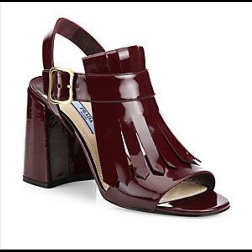Prada Patent Leather Shoes. Perfect for the Fall!